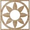 Ekena Millwork Blume Wood Fretwork Pierced Ceiling Medallion, Red Oak, 22"OD x 7 5/8"ID x 1/4"T CMWP22X22X0250BLRO - alternate 5